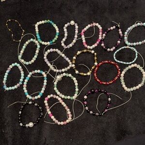 Elegant Multicolor Beaded Bracelet Set